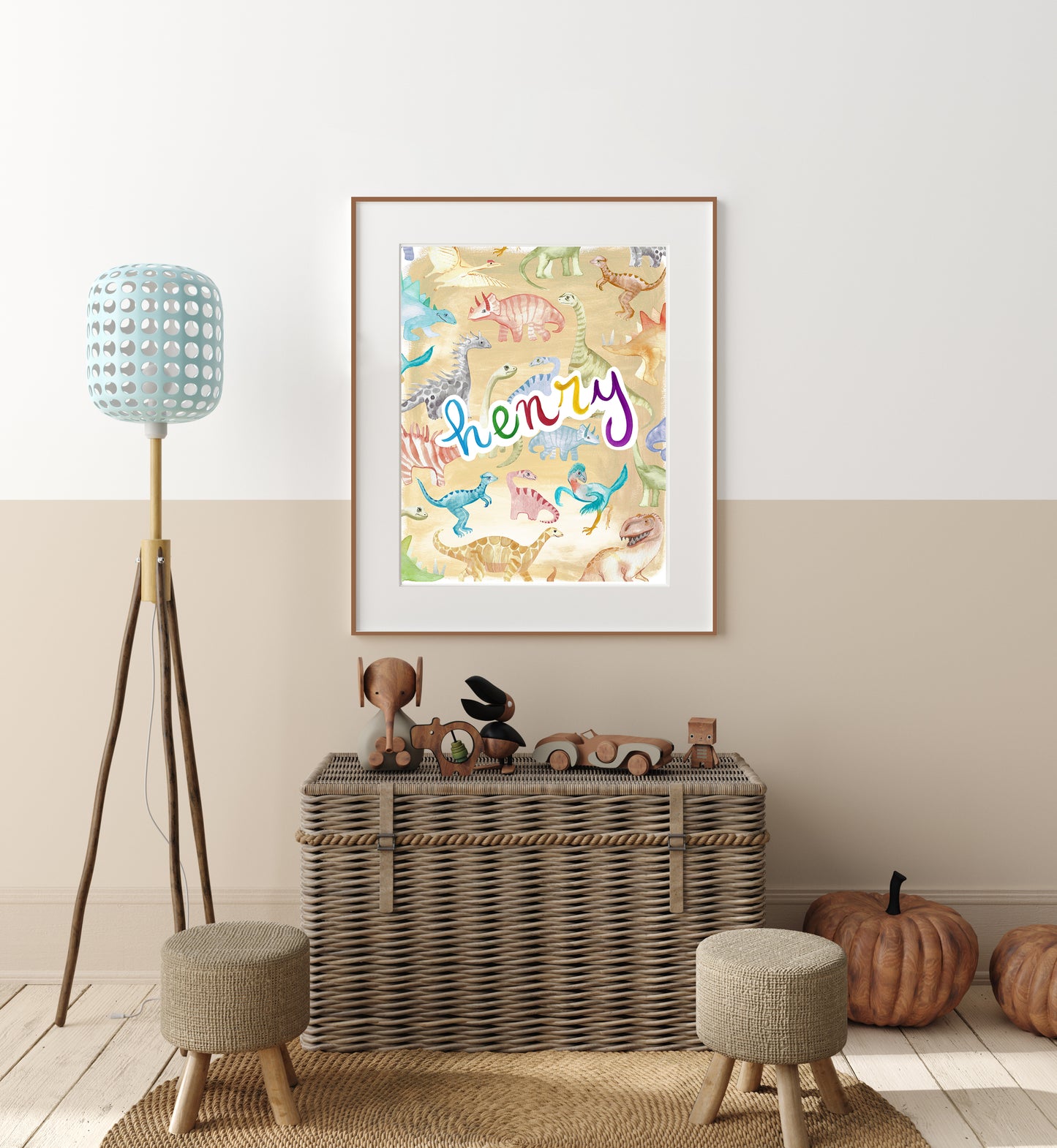 Bespoke Dinos Wall Art Poster