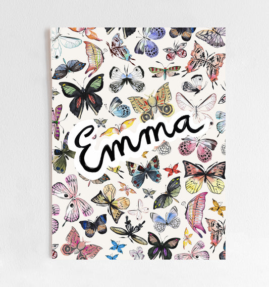 Bespoke Fly High Butterfly Print
