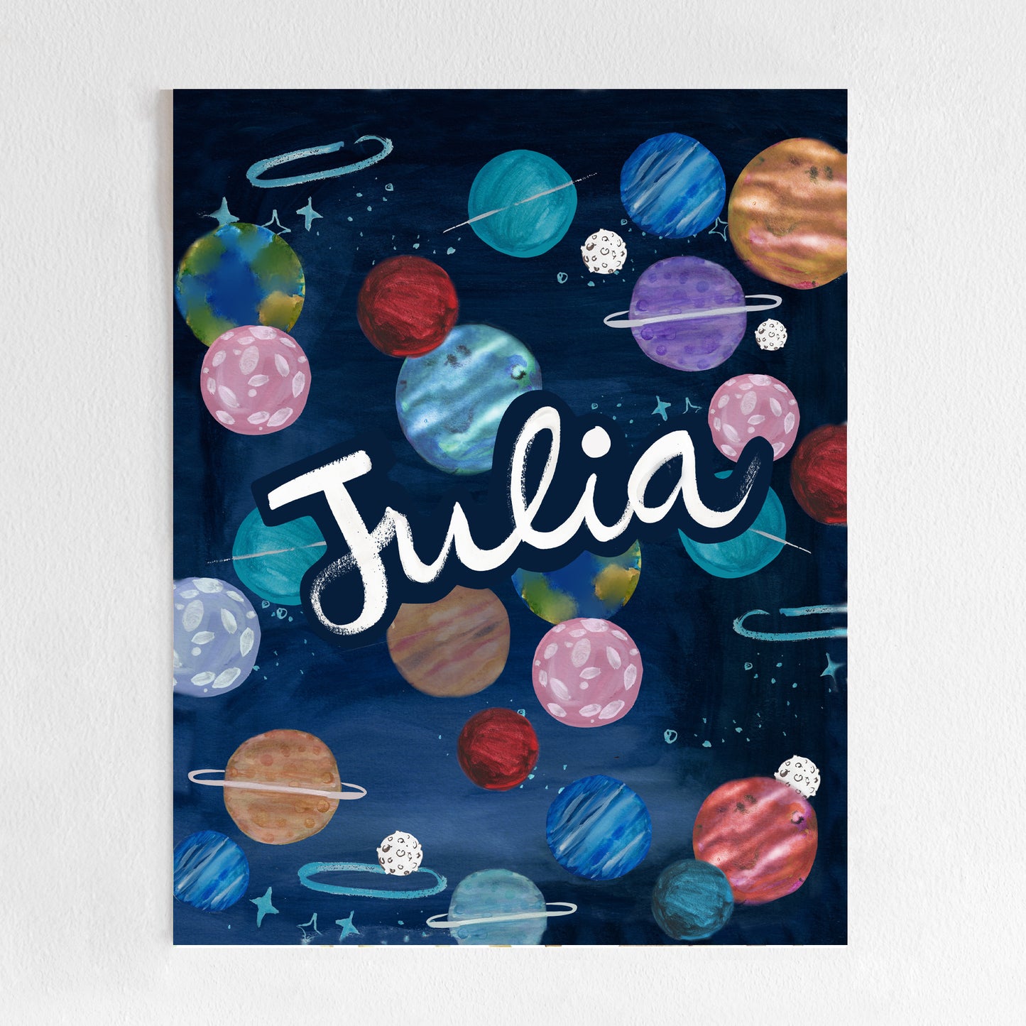 Bespoke Space Wall Art Poster